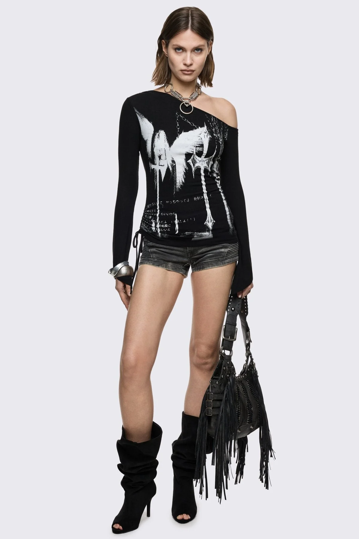 Punishment Off-Shoulder Top - Image 2