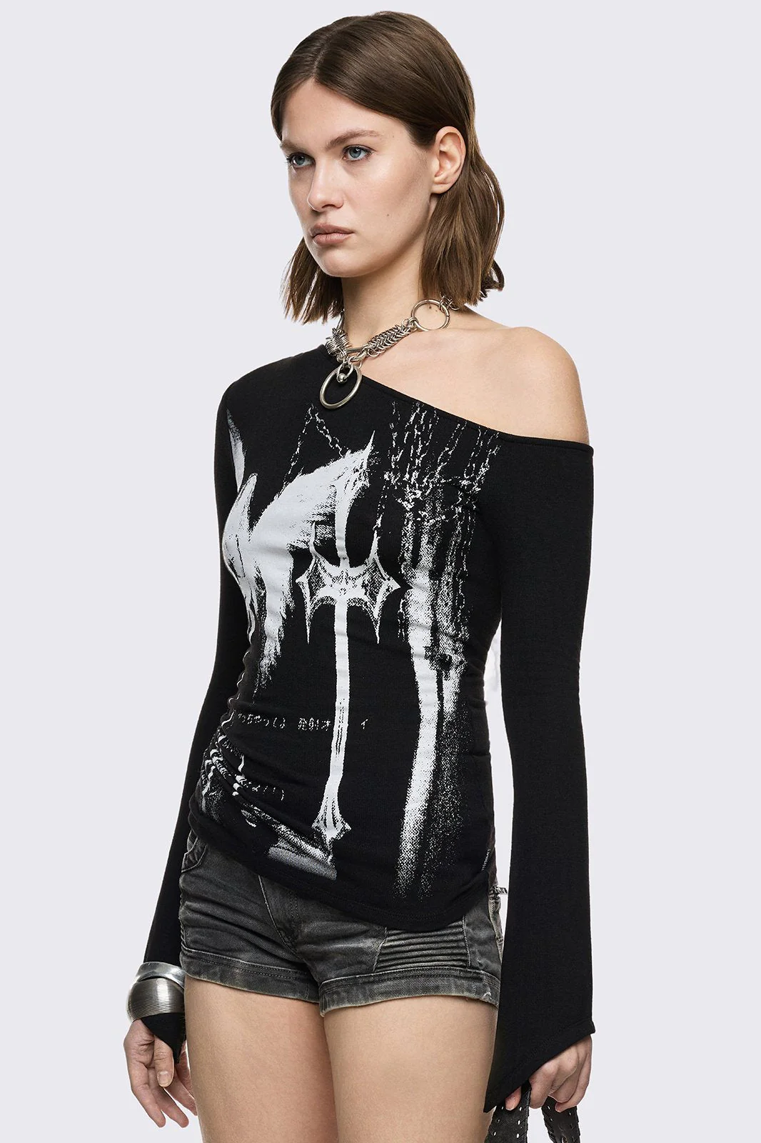 Punishment Off-Shoulder Top - Image 3