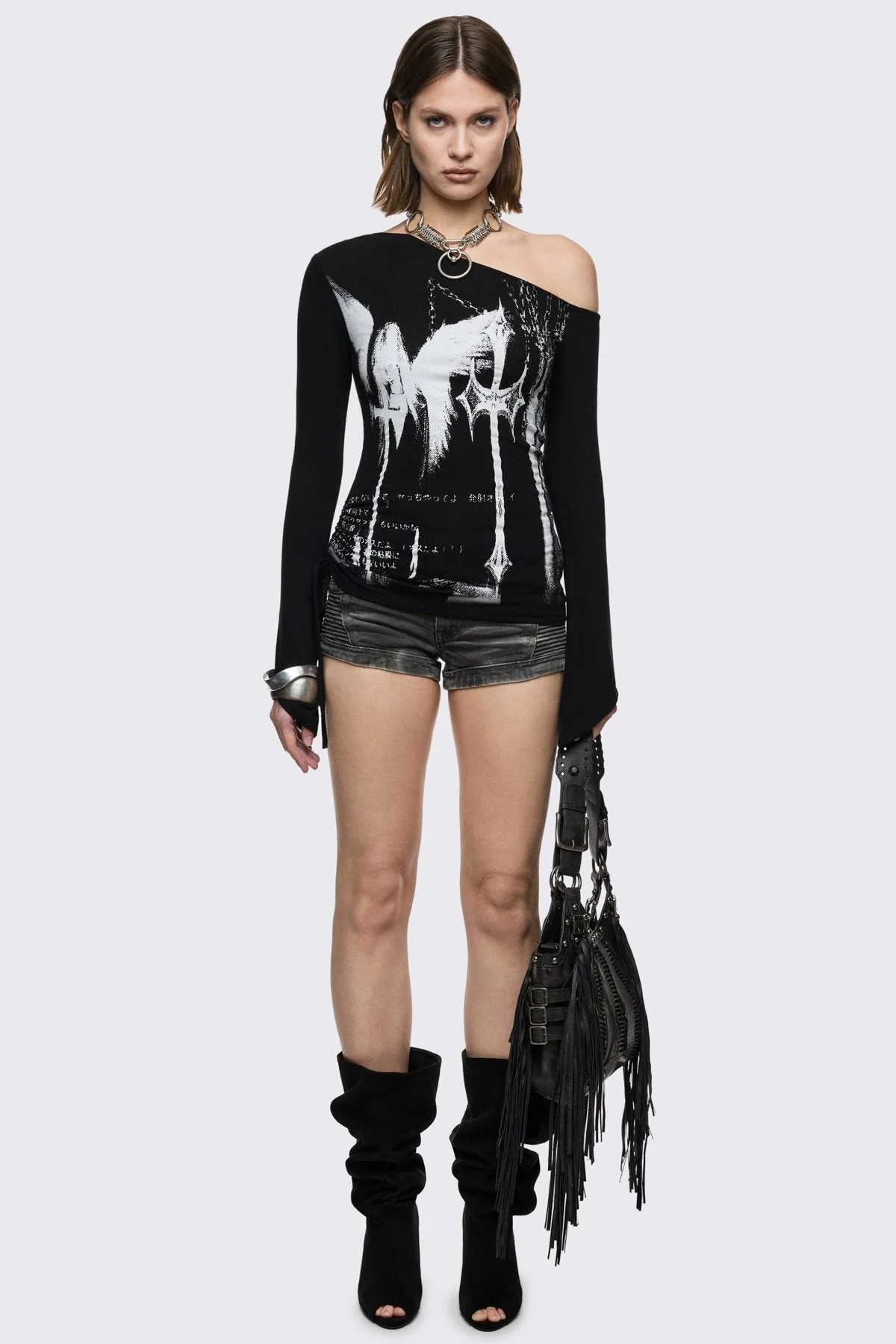 Punishment Off-Shoulder Top - Image 4