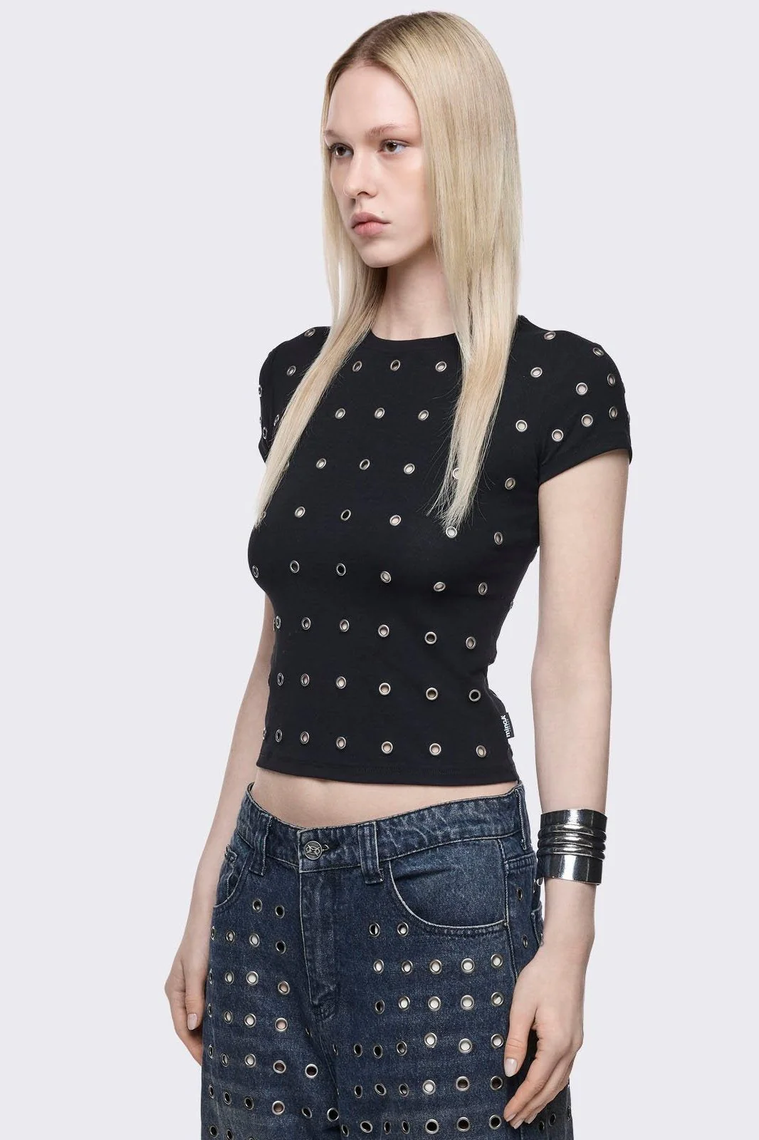 Rogue Black Baby Tee - Image 3
