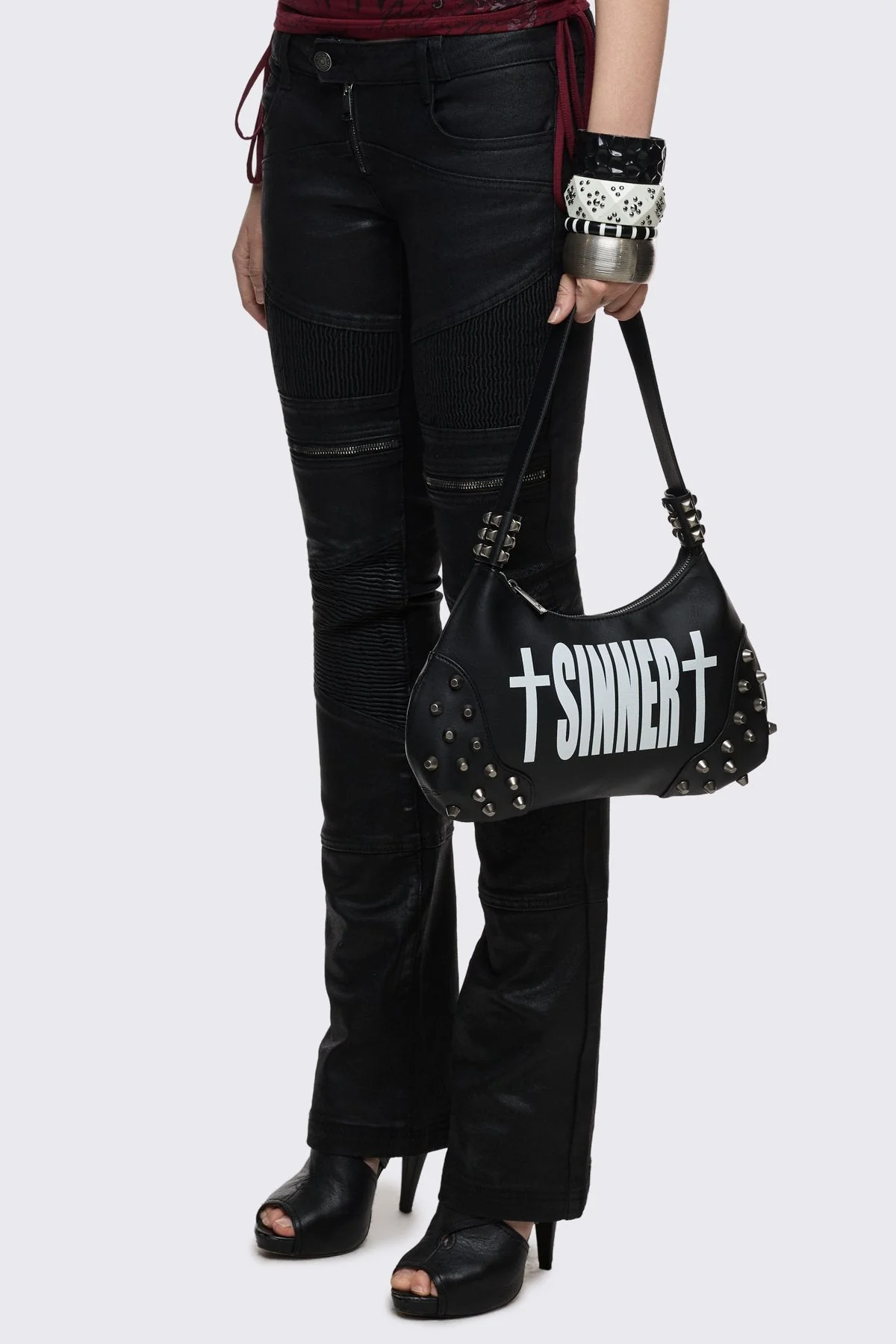 Sinner Vegan Shoulder Bag - Image 4