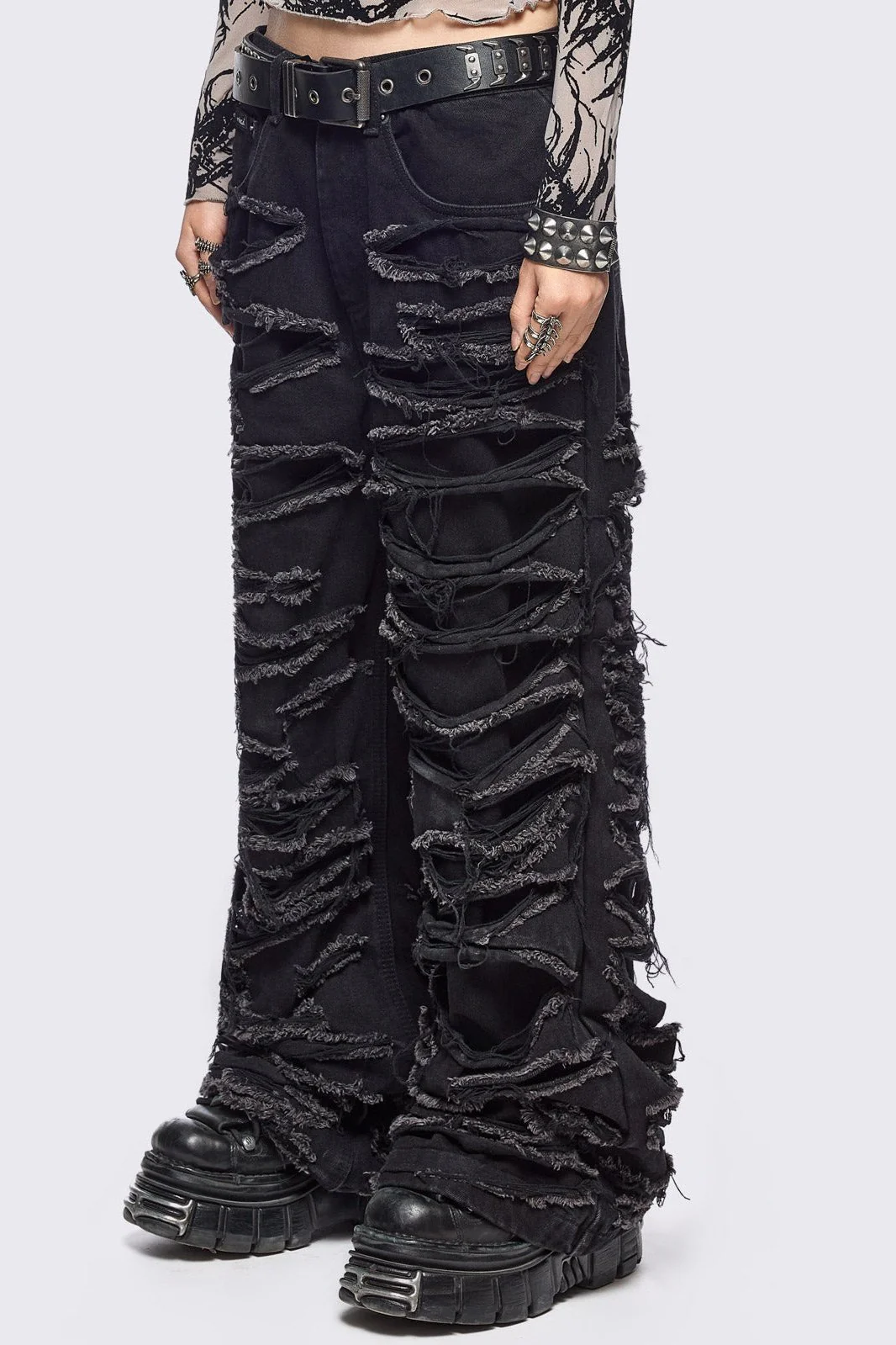 Slash Baggy Jeans - Image 3