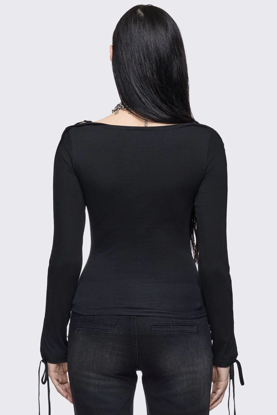 Tenebris Lace-Up Top - Image 5