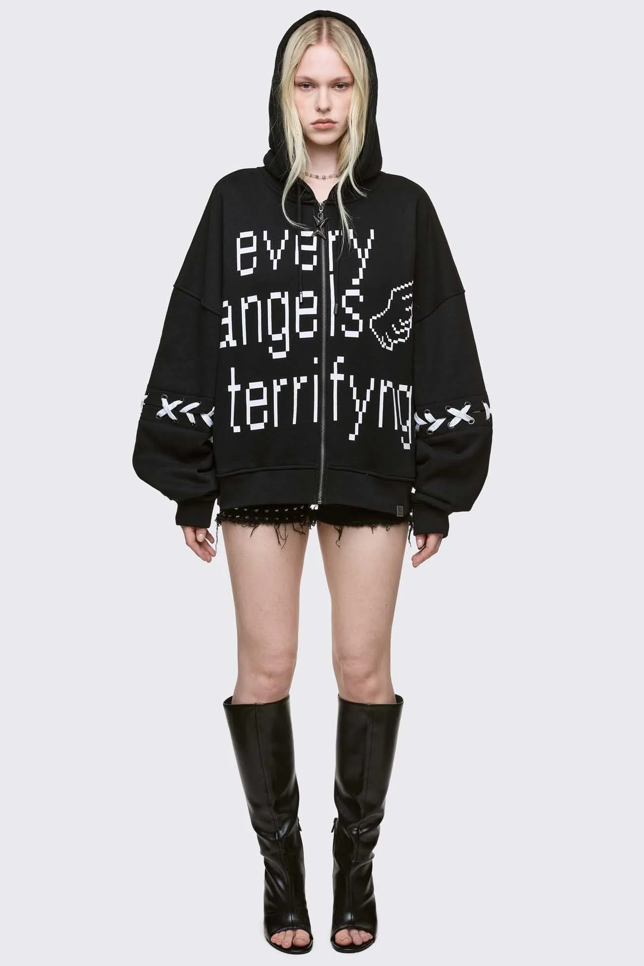 Terrifying Angels Zip Up Hoodie - Image 2