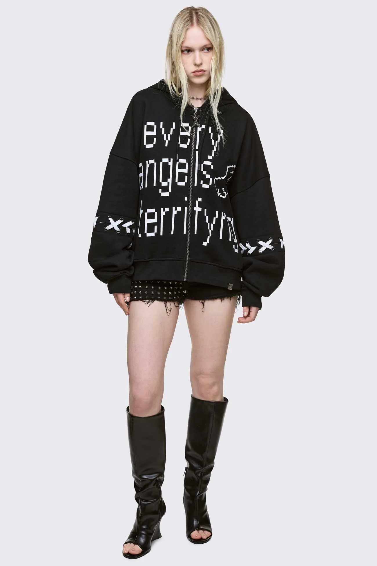 Terrifying Angels Zip Up Hoodie - Image 5
