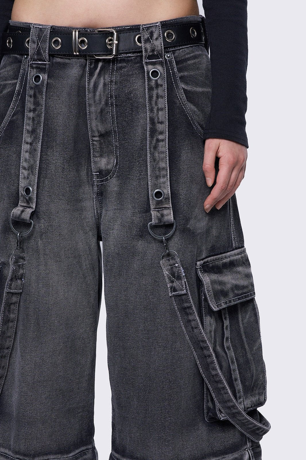 Trek Grey Cargo Jeans - Image 4