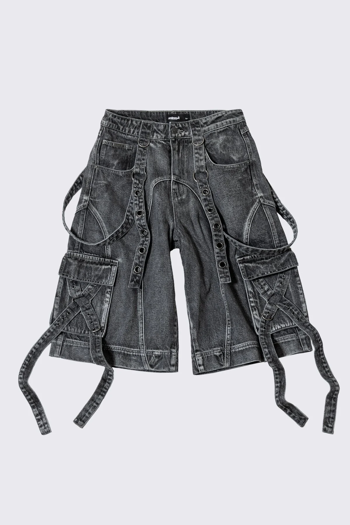 Trek Grey Washed Jort - Image 10