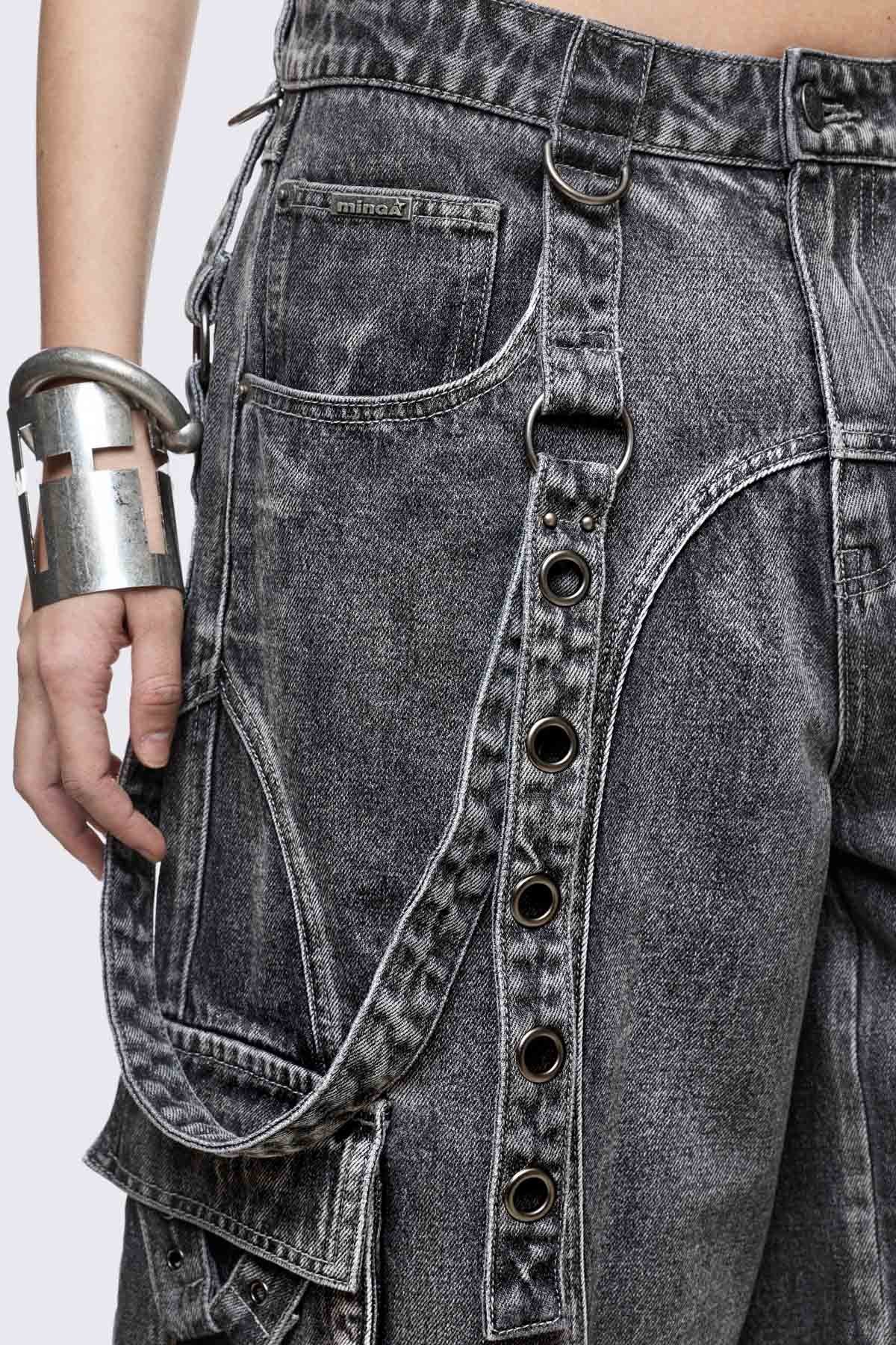 Trek Grey Washed Jort - Image 6