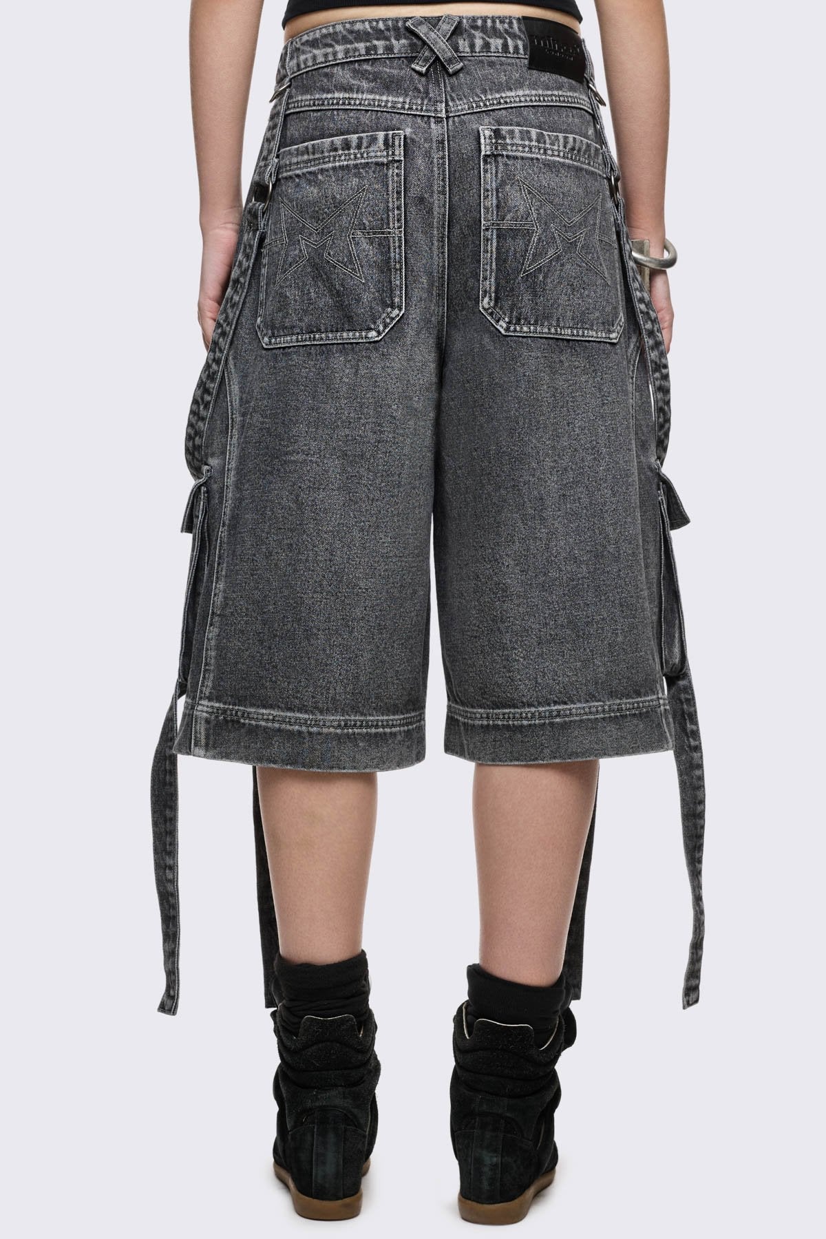 Trek Grey Washed Jort - Image 7