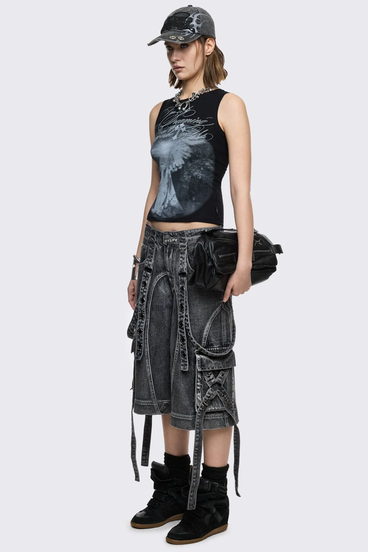 Trek Grey Washed Jort - Image 8