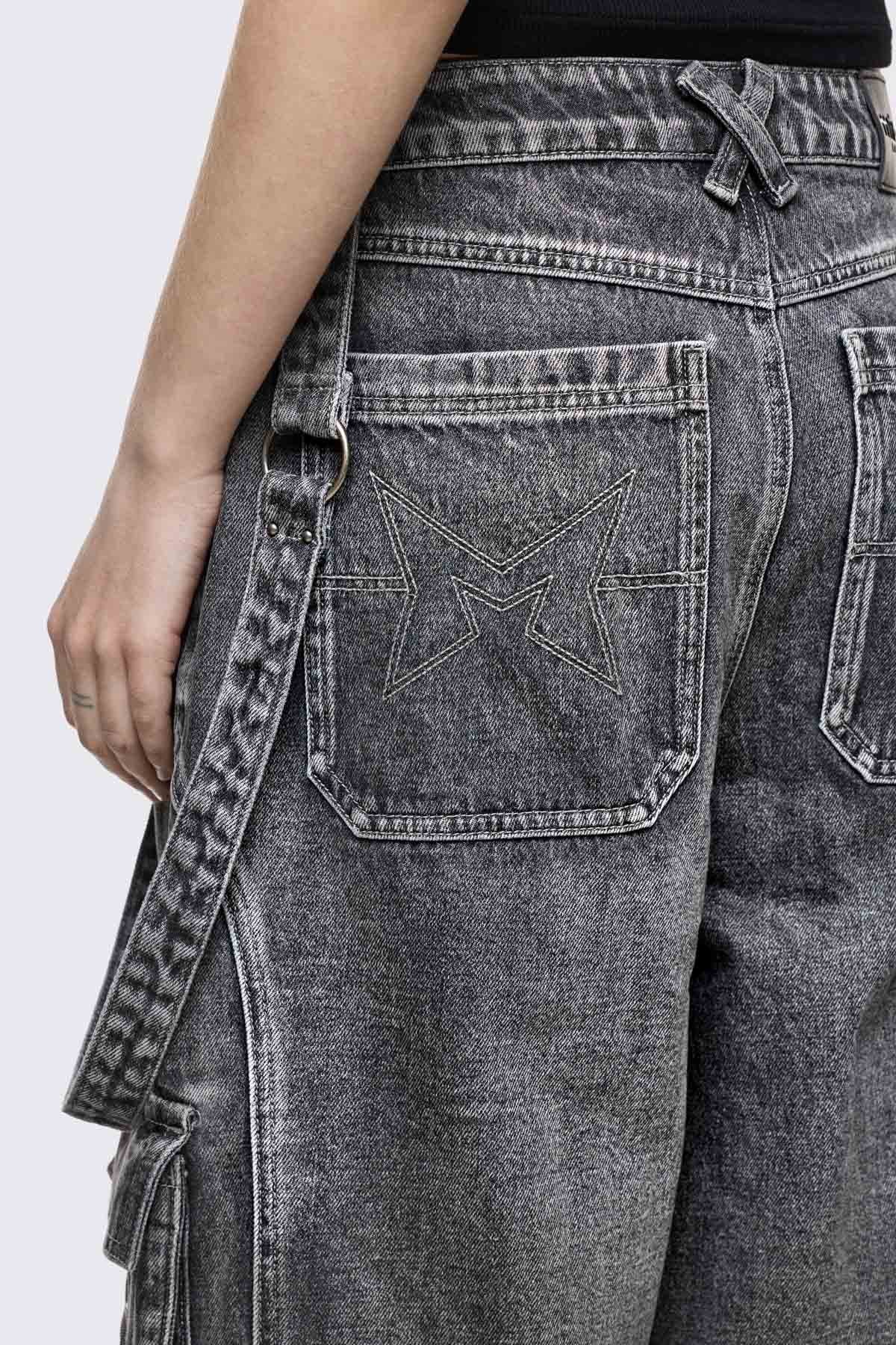 Trek Grey Washed Jort - Image 9