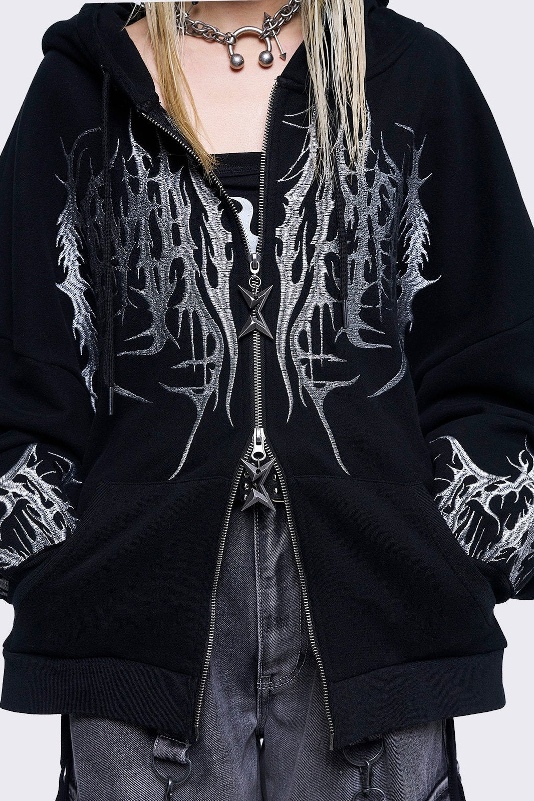 Venom Zip Up Hoodie - Image 3