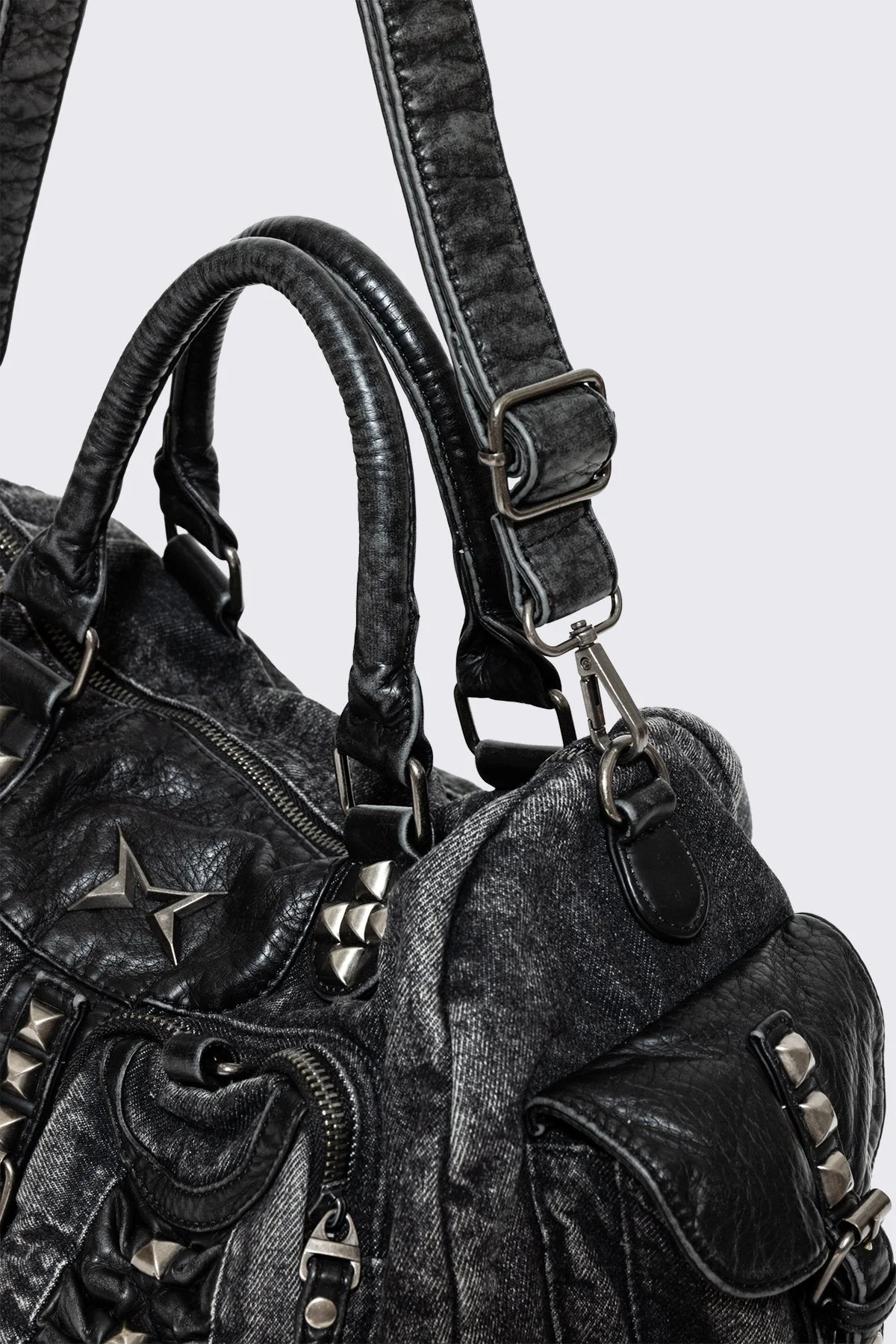 Vicious Denim Shoulder Bag - Image 10