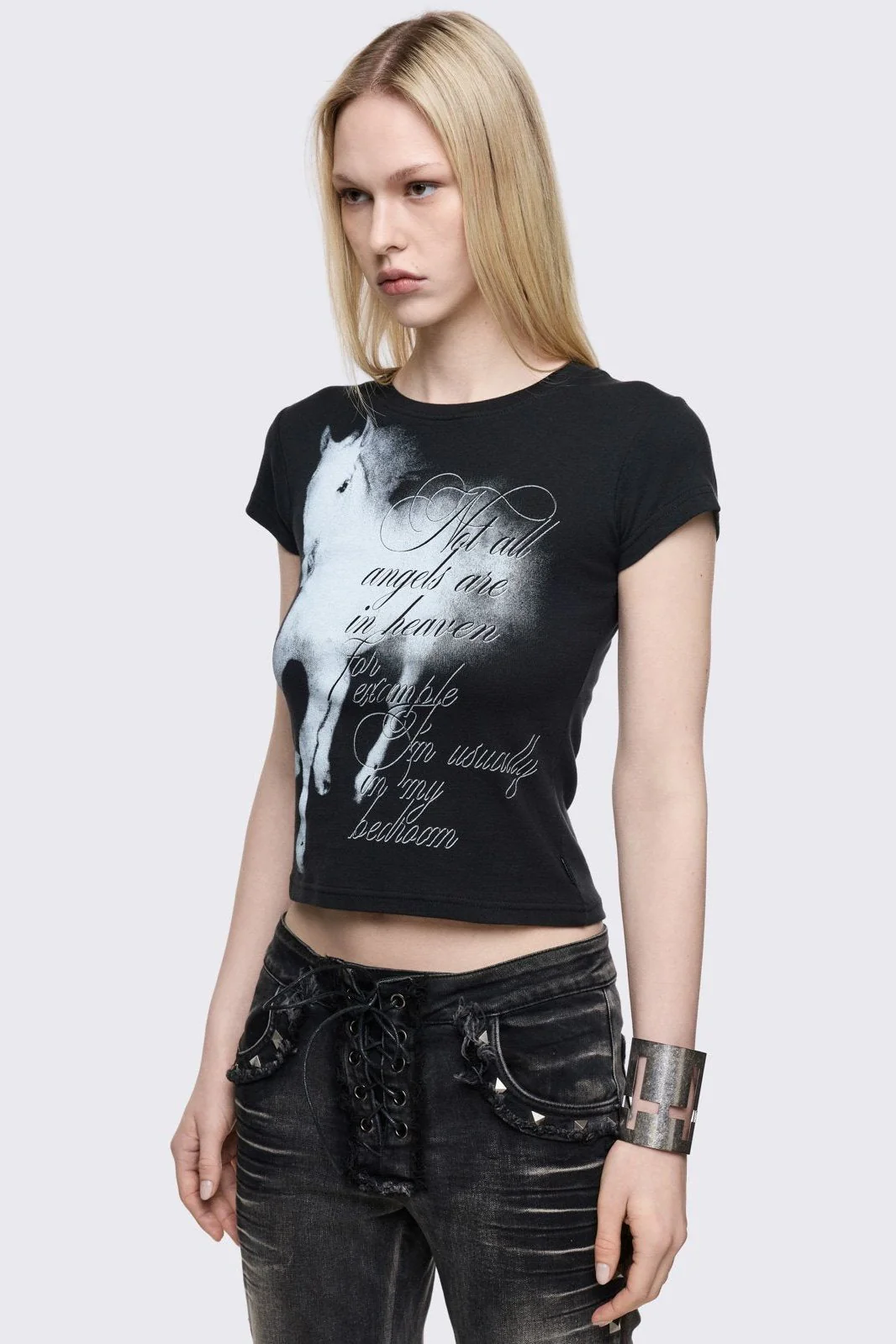 Wingless Angel Baby Tee - Image 4