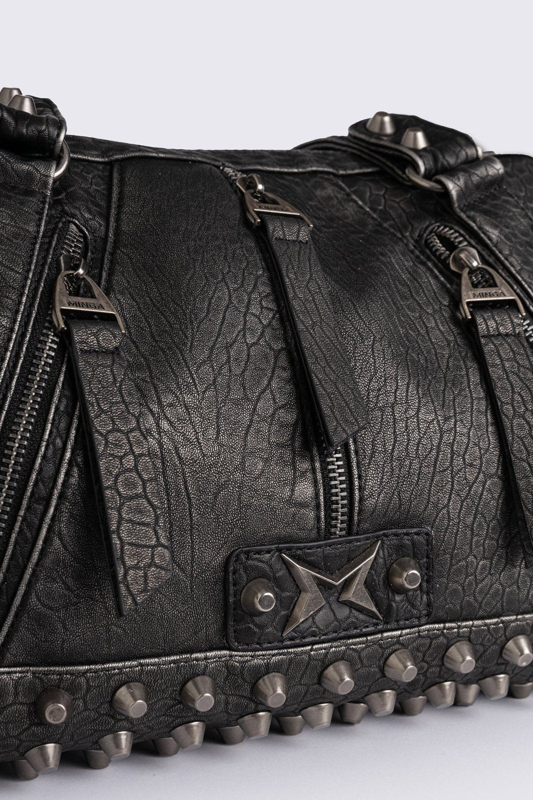 Xena Vegan Leather Shoulder Bag - Image 4