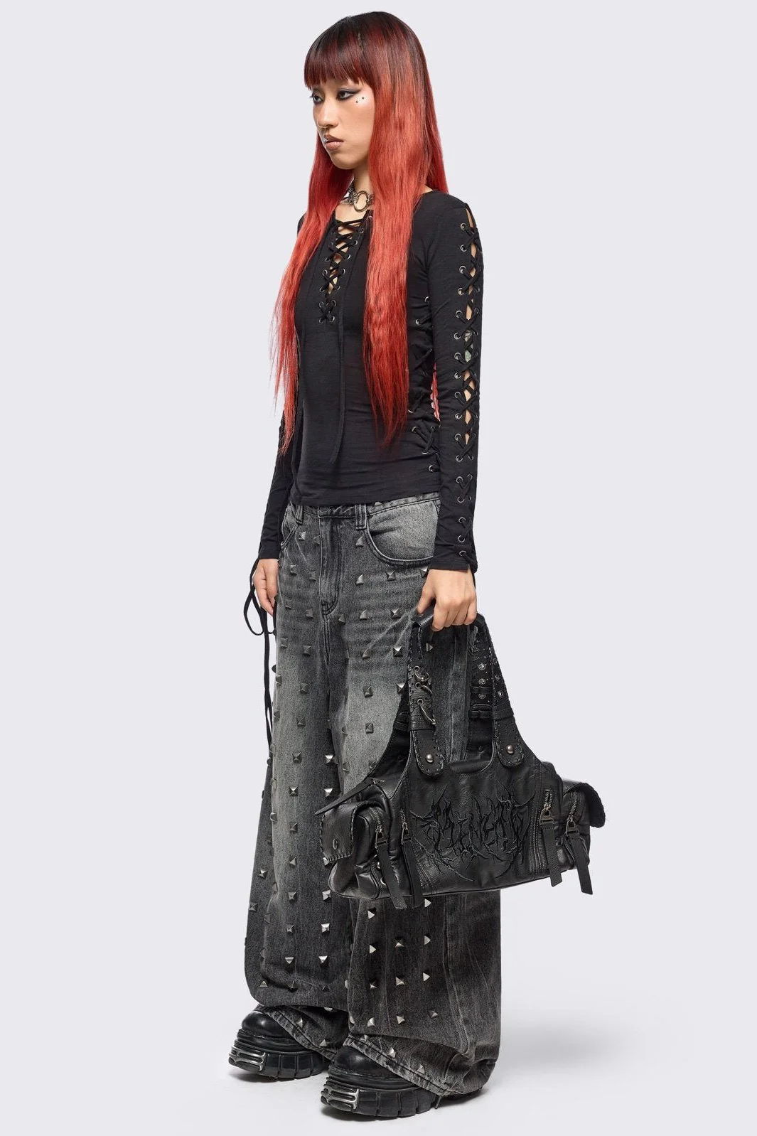 Xyra Vegan Leather Shoulder Bag - Image 5